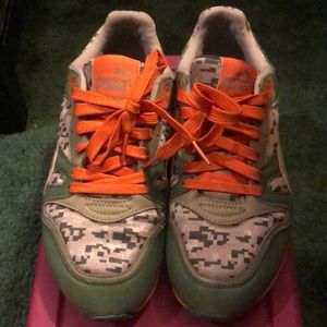 Puma XR Runner Green Camo